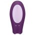 Satisfyer Double Joy - tark, veekindel paaride vibraator (lilla)