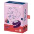 Satisfyer Double Joy - tark, veekindel paaride vibraator (lilla)