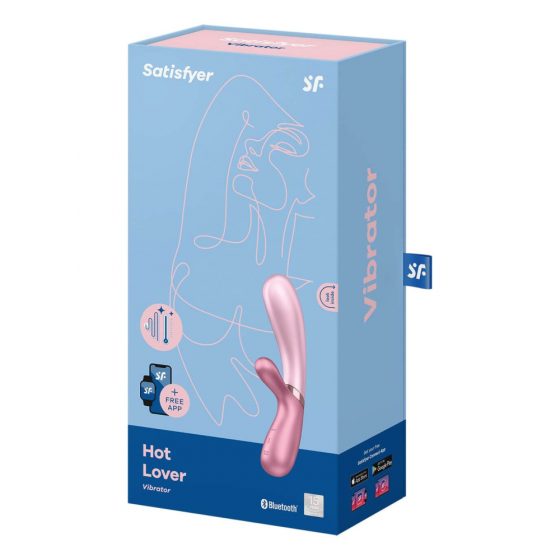Satisfyer Hot Lover - nutikam, soojendusega vibraator (roosa)