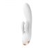 Satisfyer Double Flex - nutikas, topelt kliitorihaaradega vibraator (valge)