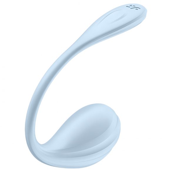 Satisfyer Smooth Petal - nutikas vibraatoregg (sinine)