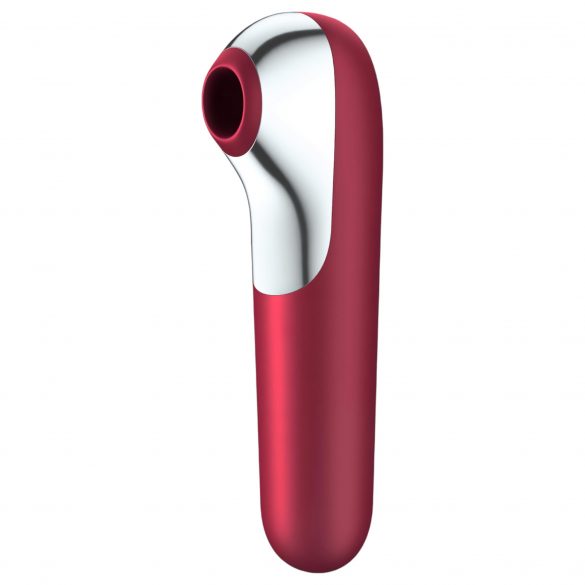 Satisfyer Dual Love - nutiv tupe- ja kliitorivibraator (punane) 