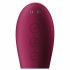 Satisfyer Dual Crush - akutoitega tupe- ja kliitorivibraator (punane) 