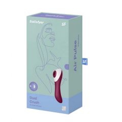   Satisfyer Dual Crush - akuga vagina- ja kliitorivibraator (punane)