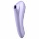 Satisfyer Dual Pleasure - nutikas õhulainetega 2in1 vibraator (lilla) 