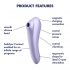 Satisfyer Dual Pleasure - nutikas õhulainetega 2in1 vibraator (lilla) 