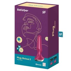   Satisfyer Plug-ilicious 2 - nutikas anaalne vibraator (punane)