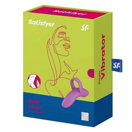 Satisfyer Bold Lover - akuga, veekindel sõrmvibraator (roosa)