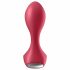 Satisfyer Backdoor Lover - akutoitega, veekindel anaalvibraator (punane) 