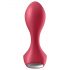 Satisfyer Backdoor Lover - akuga, veekindel anaalvibraator (punane)