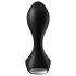 Satisfyer Backdoor Lover - akutoitega, veekindel anaalvibraator (must) 