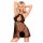 Penthouse Libido Boost - pitsist rihvel babydoll ja stringid (must) - M/L