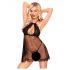 Penthouse Libido Boost - pitsiline babydoll stringidega (must) - L/XL