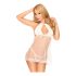 Penthouse Libido Boost - pitsidega babydoll ja stringid (valge) 