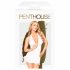 Penthouse Earth-shaker - kaelusega, kroogitud kleit ja stringid (valge)  - M/L