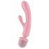 Satisfyer Triple Lover - G-punkti ja masseeriv vibraator (roosa)