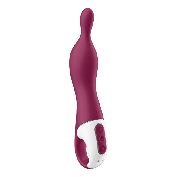 Satisfyer A-Mazing 1 - akuga, A-punkti vibraator (punane) 