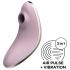 Satisfyer Vulva Lover 1 - akuga õhulaine kliitorivibraator (lilla)