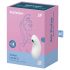 Satisfyer Vulva Lover 2 - akuga õhulainetega kliitorivibraator (valge)