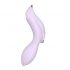 Satisfyer Curvy Trinity 2 - akulaadijõuline õhulainevibraator 2in1 (lilla) 