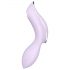 Satisfyer Curvy Trinity 2 - laetav õhulainetega 2in1 vibraator (lilla)