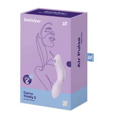   Satisfyer Curvy Trinity 2 - akulaadija ja klitoristimulaator (lilla)