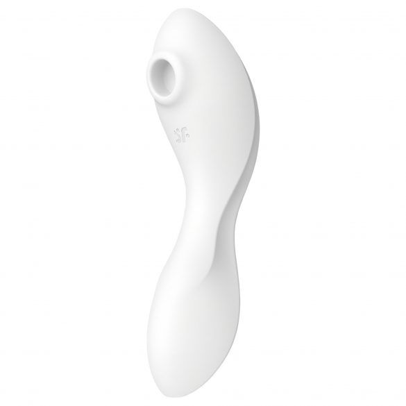 Satisfyer Curvy Trinity 5+ - nutikas õhulainetevibraator (valge) 