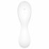 Satisfyer Curvy Trinity 5+ - nutikas õhulainetevibraator (valge) 