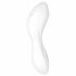 Satisfyer Curvy Trinity 5+ - nutikas õhulainetevibraator (valge) 