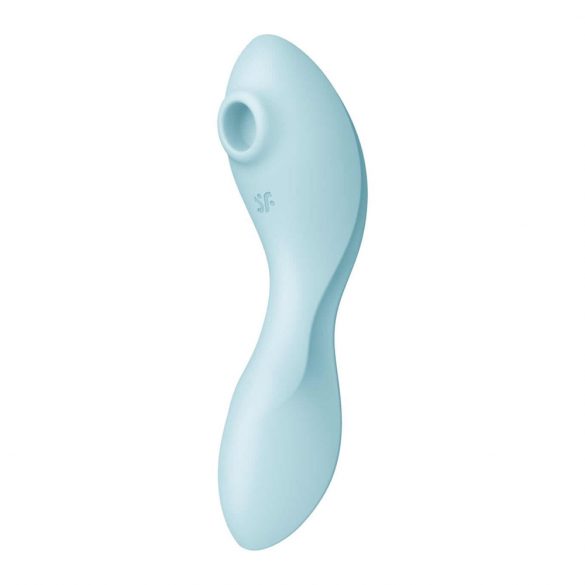 Satisfyer Curvy Trinity 5+ - nutikas õhulaine 2in1 vibraator (sinine) 