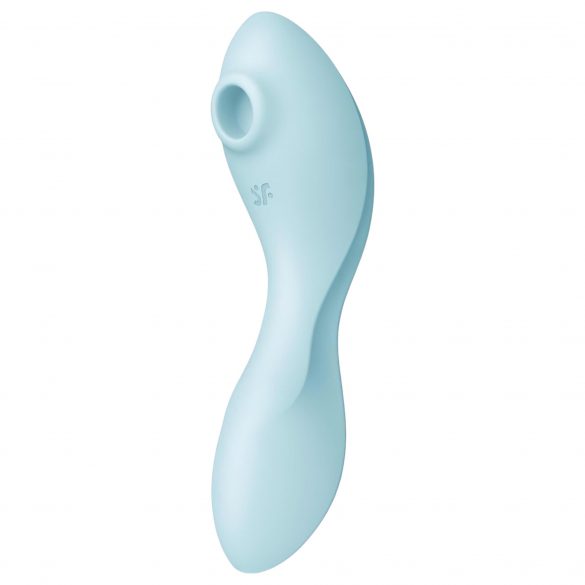 Satisfyer Curvy Trinity 5+ - nutikas õhulaine 2in1 vibraator (sinine) 