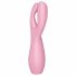 Satisfyer Threesome 3 - akuga kliitorivibraator (roosa) 