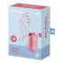 Satisfyer Cotton Candy - akutoitega õhuimpulsi kliitorivibraator (korall) 