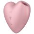 Satisfyer Cutie Heart - akuga õhulainega kliitorivibraator (roosa)