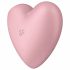 Satisfyer Cutie Heart - akulaadiv õhulaine kliitorivibraator (roosa) 