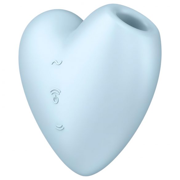 Satisfyer Cutie Heart - akuga õhuimpulsside kliitorivibraator (sinine)