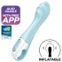 Satisfyer Air Pump Vibrator 5 - nutikas pumbatav vibraator (sinine)