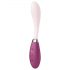 Satisfyer G-Spot Flex 3 - laetav G-punkti vibraator (roosa-bordo)