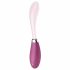 Satisfyer G-Spot Flex 3 - akulaadijaga G-punkti vibraator (roosa-bordo) 