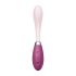 Satisfyer G-Spot Flex 3 - akulaadijaga G-punkti vibraator (roosa-bordo) 