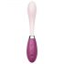 Satisfyer G-Spot Flex 3 - laetav G-punkti vibraator (roosa-bordo)