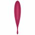 Satisfyer Twirling Pro - nutikas 2in1 kliitorivibraator (punane) 