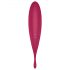 Satisfyer Twirling Pro - nutikas 2in1 kliitorivibraator (punane)