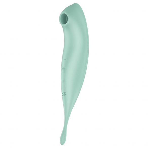 Satisfyer Twirling Pro - nutikas 2in1 kliitori vibraator (münt) 