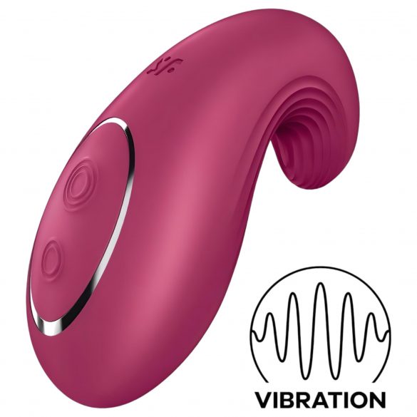 Satisfyer Dipping Delight - akulaadijaga kliitori vibraator (punane) 