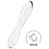 Satisfyer Dazzling Crystal 1 - 2-otsaline klaasist dildo (läbipaistev)