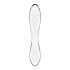 Satisfyer Dazzling Crystal 1 - 2-otsaline klaasdildo (läbipaistev) 