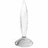 Satisfyer Sparkling Crystal - sooniline klaasist dildot (läbipaistev) 