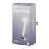 Satisfyer Sparkling Crystal - sooniline klaasist dildot (läbipaistev) 