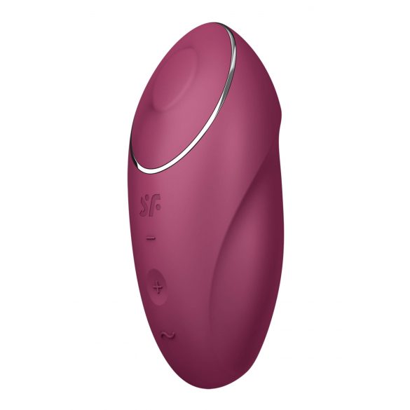 Satisfyer Tap & Climax 1 - 2in1 vibraator ja kliitori stimulatsiooniseade (punane) 